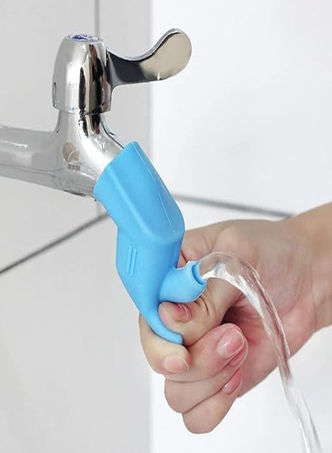 Jenibri Faucet Tap Extension Tap Extender Sink Tap Extension for Kitchen Silicone Faucet Extender Faucet Accessories Multicolor 3pcs - Image 2